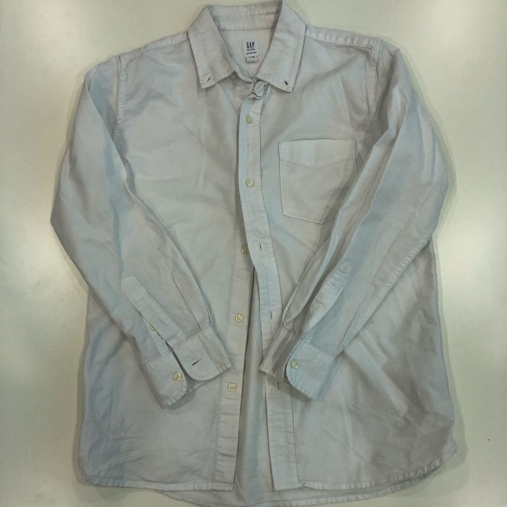 GAP Boys White Buttondown Shirt